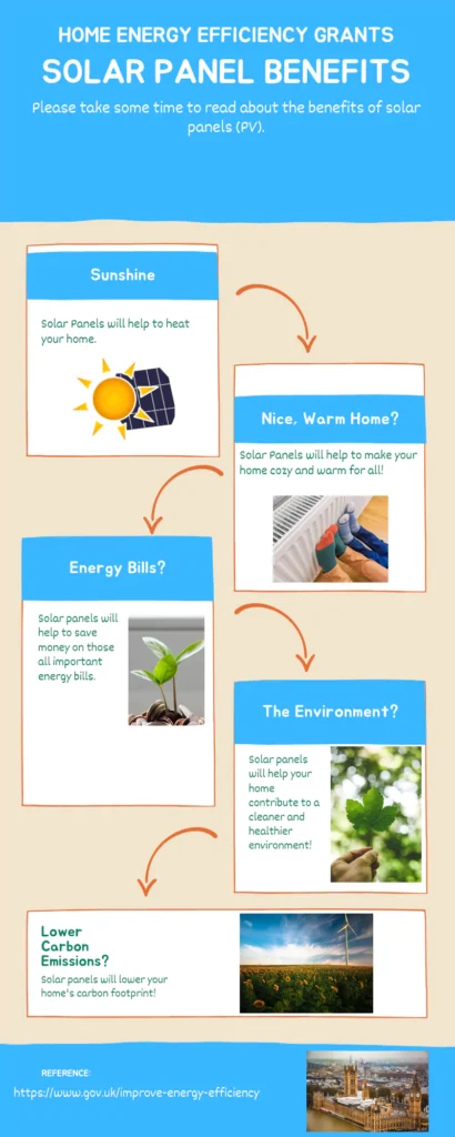 SOLAR PANELS GRANT INFOGRAPHIC